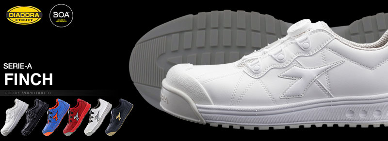 ディアドラ 安全作業靴 ブルージェイ レッド ２９．０ｃｍ BJ312290 ブラック ホワイト